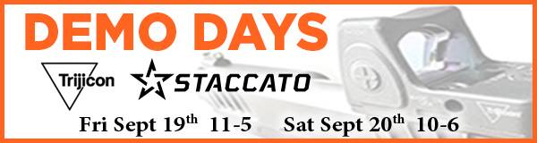 Staccato & Trijicon Demo Days 9/19-20