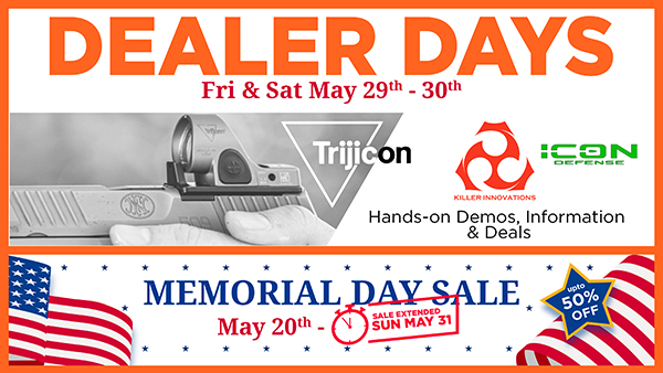 Dealer Days & Memorial Sale Extended